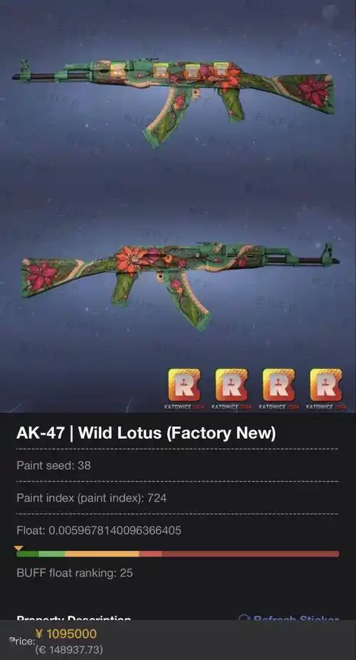 中国土豪花109万元购买《cs:go》ak47野荷皮肤_手游攻略_开创问答网