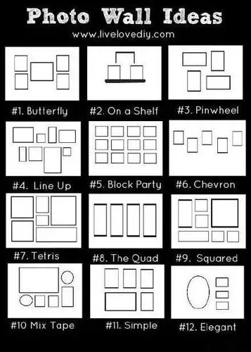 实用的照片排版,照片墙布局参考