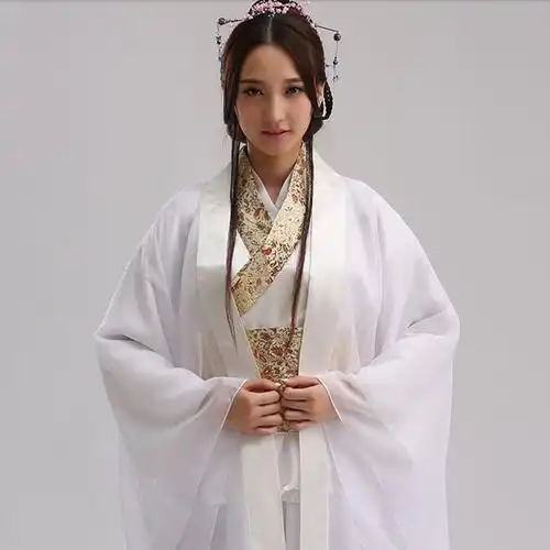 白素贞衣服同款古装儿童白娘子传奇鞠婧祎汉许仙民族服装