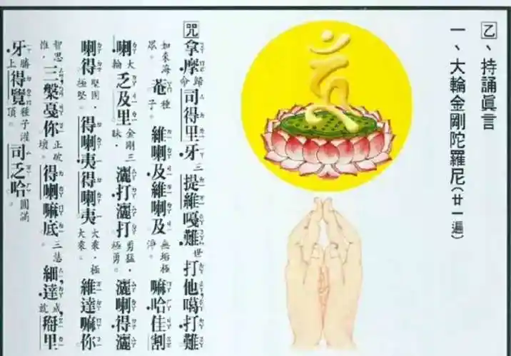 幸福末法之中恶神恶鬼炽盛世间我等持此大轮金刚陀罗尼神咒诸佛为我等