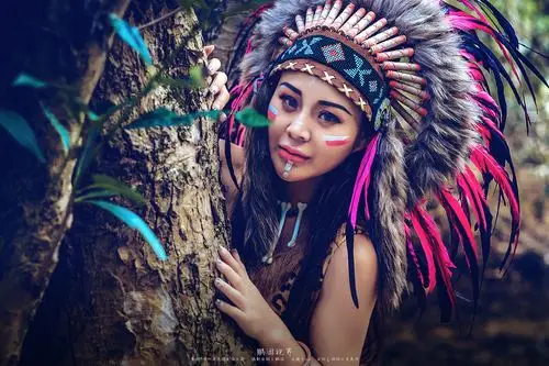 印第安女郎|摄影|人像摄影|鹏游 - 原创作品 - 站酷 (zcool)