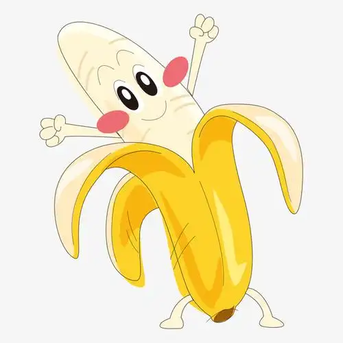 可爱的初夏水果香蕉