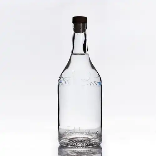 700ml透明烈酒伏特加威士忌白兰地朗姆酒玻璃空酒瓶厂家外贸销售