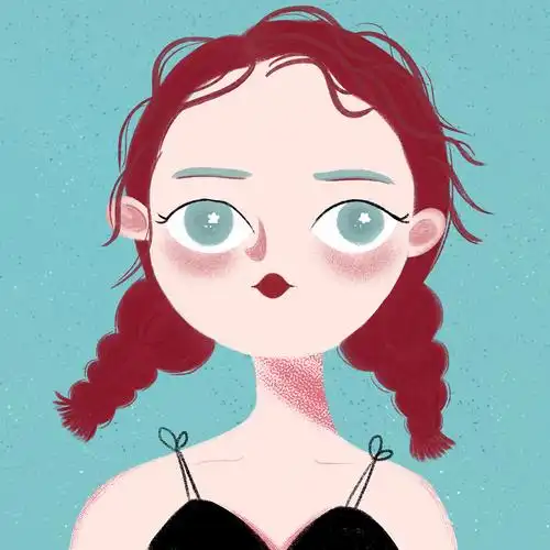 头像女孩|插画|艺术插画|xr夏尔 - 原创作品 - 站酷 (zcool)