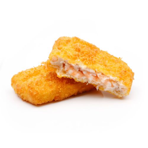 汉堡虾排亚洲渔港整箱6盒1008kg西餐原料冷冻虾类制品