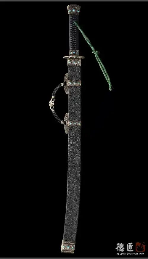 德匠堂宝剑龙泉刀剑新款明刀雁翎刀之紫荆ljg3511