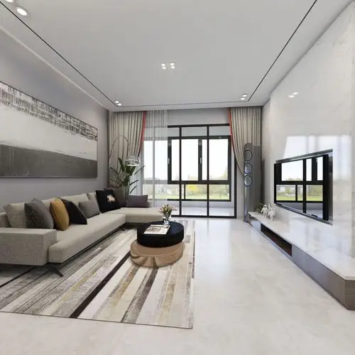 现代风格三室两厅装修设计效果图