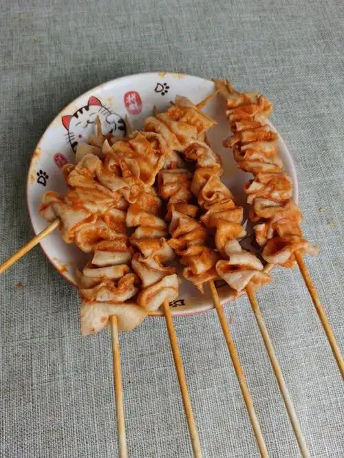 烧烤鸡皮串烧油炸腌制鸡肉20串一包大串商用其它