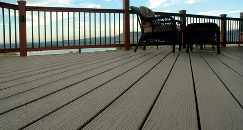 上海自然木塑木地板wpc木塑廊架花箱栈道