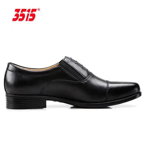 际华3515强人三接头皮凉鞋男商务正装真皮休闲透气三尖头低帮皮鞋