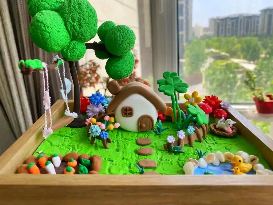 粘土场景小院子