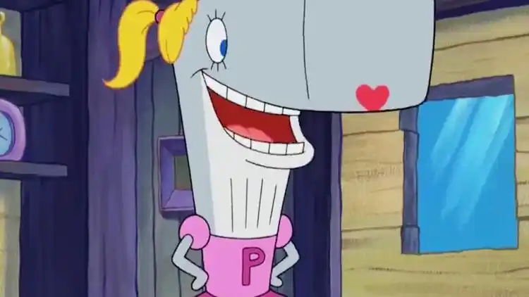 海绵宝宝:珍珍来了,蟹老板要把钱藏好,要不钱会被珍珍要走的