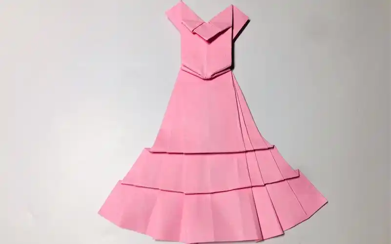 折纸连衣裙