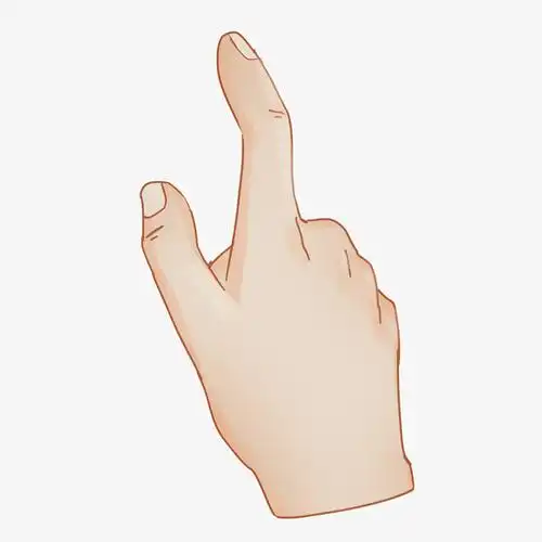 关键词 : 手,卡通,透明图,素材