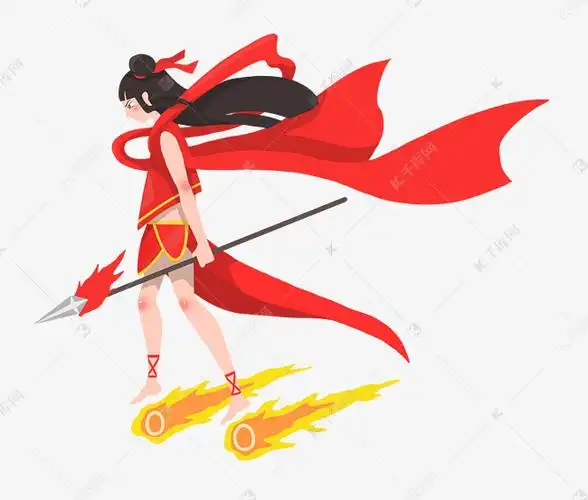 哪吒脚踏风火轮