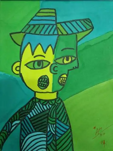 我们都是小画家,向大师致敬!――199班《巨匠童心》优秀习作展