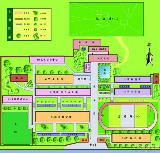 小学学校平面图