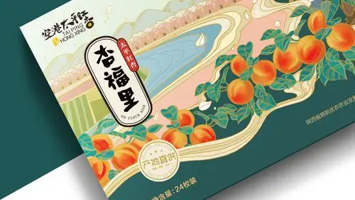 水果包装--杏--包装设计