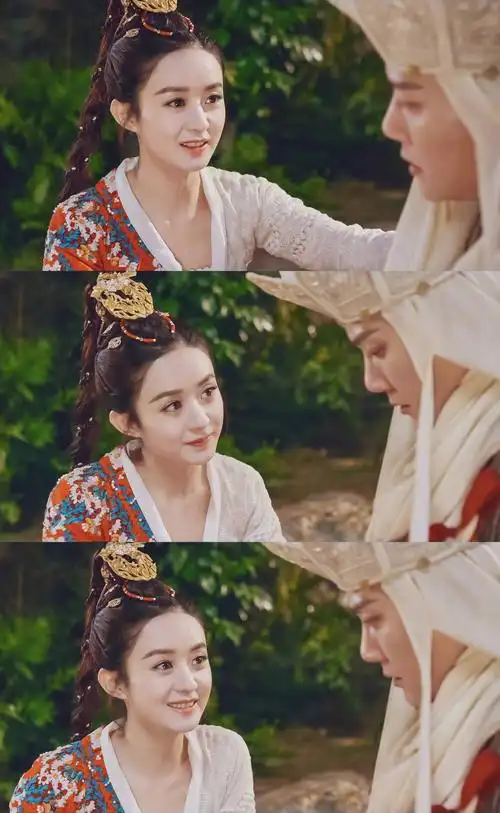 赵丽颖冯绍峰剧照,满满的"初恋感",这是幸福的感觉!