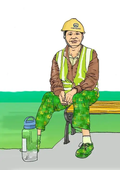 职工原创漫画带你感受项目部幸福社区里的幸福故事