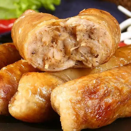 乐麦麦点爆浆鸡腿卷爆汁鸡肉卷烧烤油炸半成品香肠