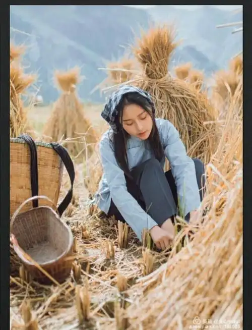 布衣族女孩…! 展示农村生活纯洁的面貌!