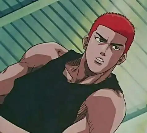 头像红色寸头樱木花道