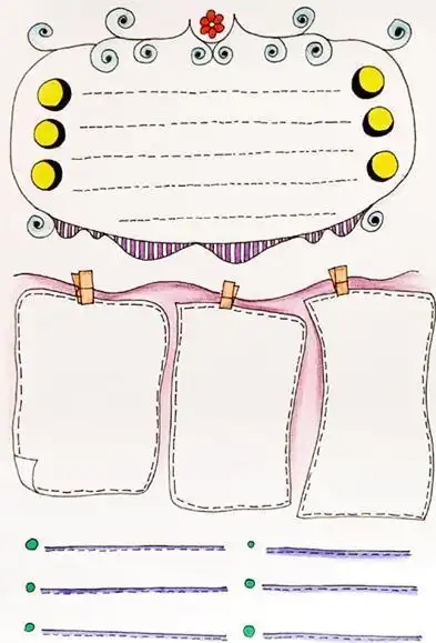 竖版简单万能手抄报 简单手抄报