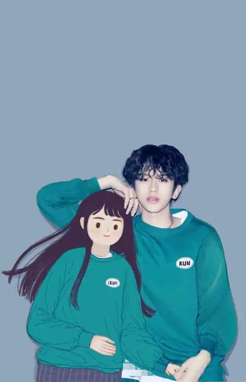 打破次元壁 二次元ikun与蔡徐坤同框合影 画面甜晕粉丝