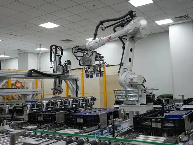 广东科信聚力新能源有限公司自动化生产车间.