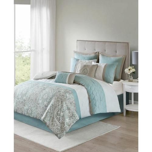 510 design冬被|shawnee queen 8 piece comforter set