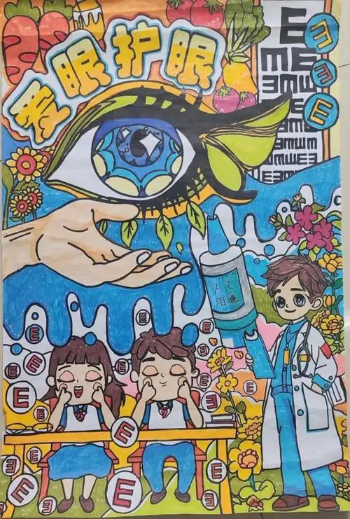 爱眼护眼主题绘画比赛活动举办