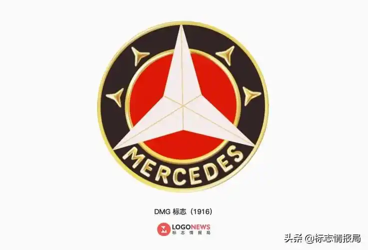 最初的「三芒星」并没有外边的圆环,而且只出现在冷却系统的螺旋盖