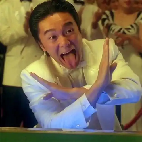 周星驰一左一右情侣头像图片