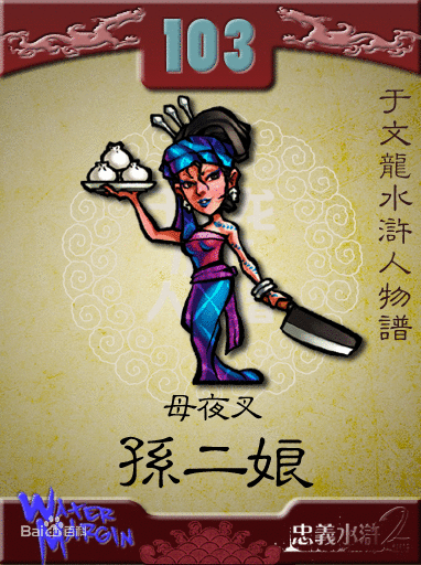 孙二娘绘画形象