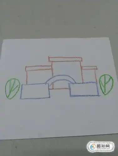 幼儿园校门口简笔画