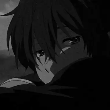 黑暗系男生动漫头像黑白,沉默的存在,都很无奈