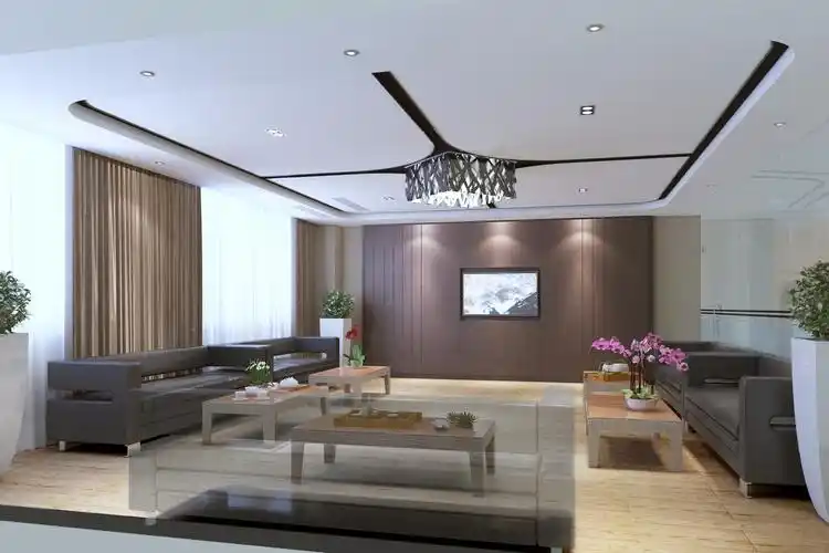 办公接待室 - 效果图交流区-建e室内设计网