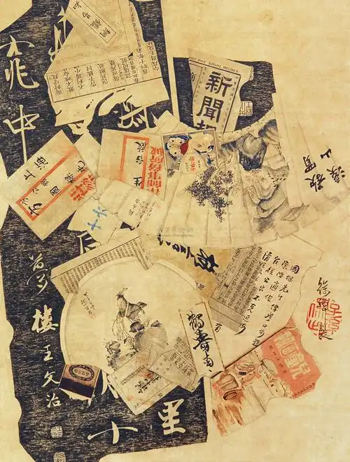 【八破图 立轴 水墨纸本】拍卖品_图片_价格_鉴赏