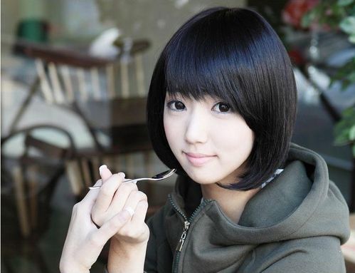 学生假发女生短发蓬松bobo头斜刘海沙宣短直发梨花修饰圆脸jiafa
