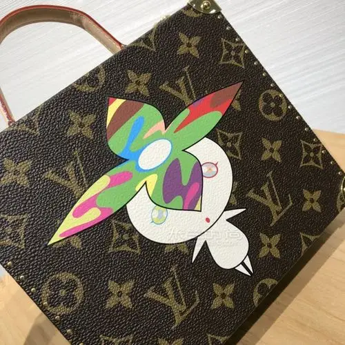 【lv村上隆彩绘系列】 路易威登限量花人熊猫珠宝箱图片_真假_价格