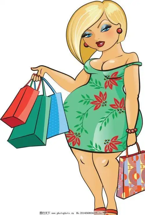 胖女孩简笔画人物简笔画胖大妈胖女生的简笔画胖胖的女生卡通简笔画