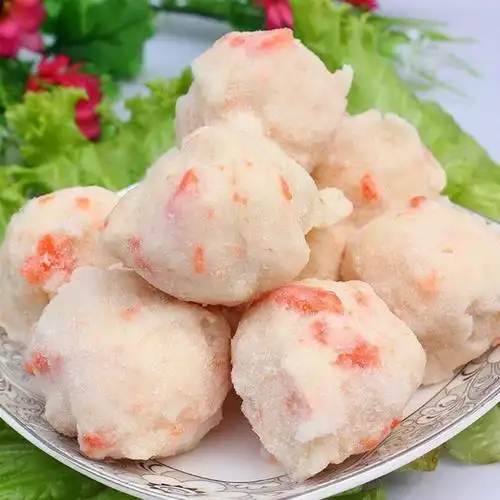 5kg速冻火锅丸子麻辣烫关东煮食材虾丸仿虾球