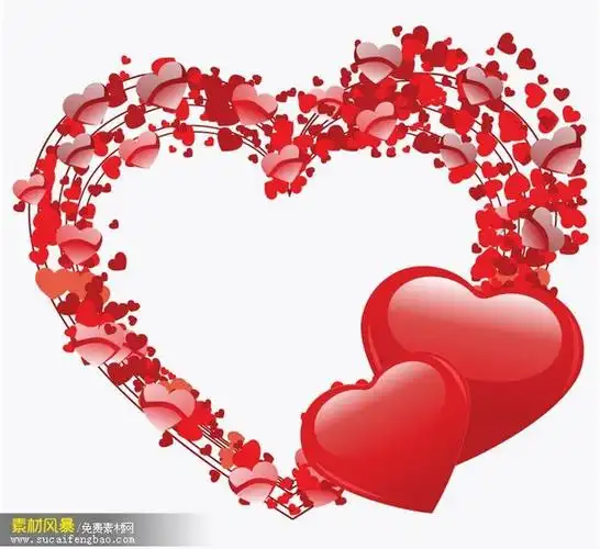 心形素材 矢量心 爱心 婚礼婚庆素材 爱情 love 心形矢量图 #矢量素材