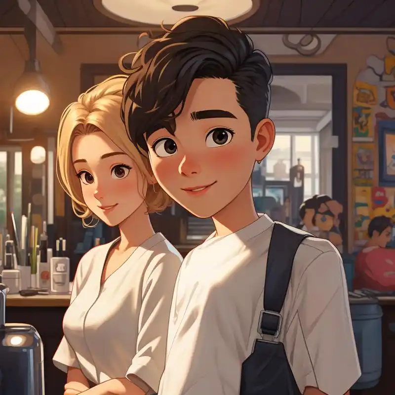 这里有一些专为你们设计的头像,剪刀,梳子,发型设计,元素满满!