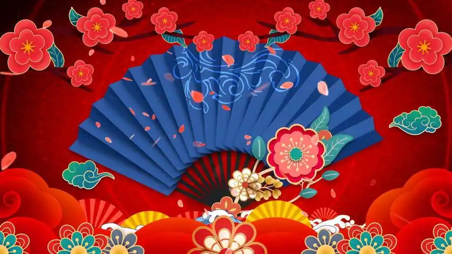 4k中国风古典戏曲舞台背景_3840x2160_高清视频素材下载(编号:5439406