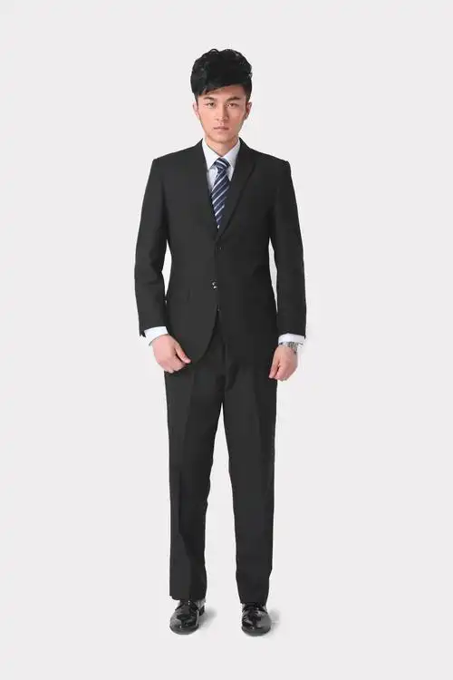 男两粒扣西装套装瘦版新郎西服特价韩版修身工服学生