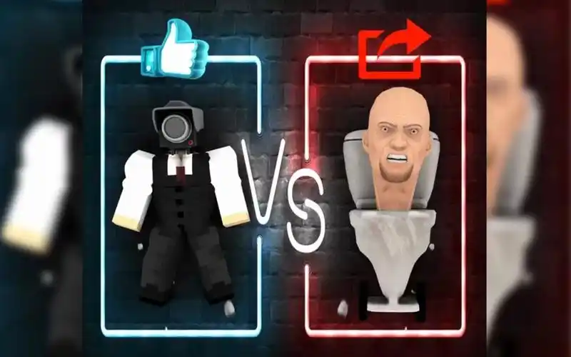 马桶人监控人在鱿鱼游戏pk