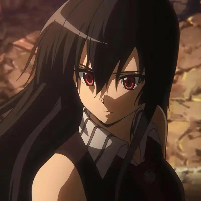 《斩!赤红之瞳》赤瞳,动漫头像自剪分享,红色眼睛代表正义