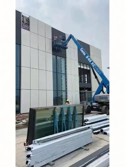 幕墙铝单板安装效果